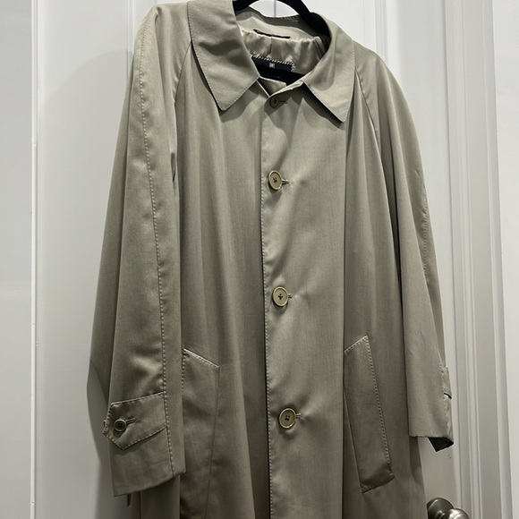 Neiman Marcus Hickey Freeman Collection Trench Coat Sz M - Picture 3 of 9